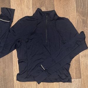 Lululemon It’s Rulu Run cropped 1/2 zip